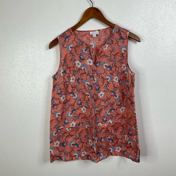 J. Jill Tops - J. Jill Love Linen 100% Linen Tank‎ Top Size Small Petite